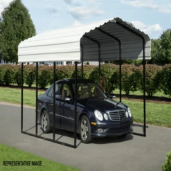 Arrow Carport 10x20x09 Eggshell BKP -ShelterLogic || Arrow Shop nqzg56u7uoqqnb5nabol