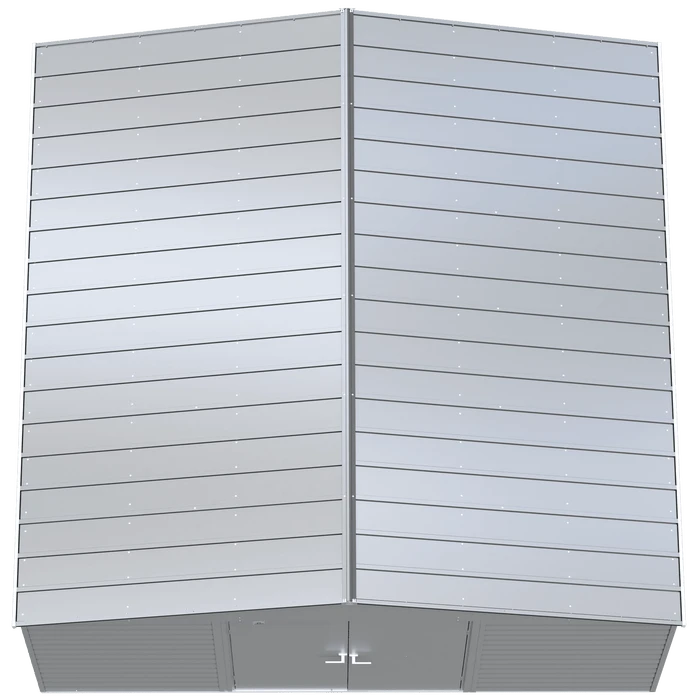 Arrow Select Steel Storage Shed, 14x14, Flute Grey 3 Arrow Select Steel Storage Shed, 14x14, Flute Grey - Image 3