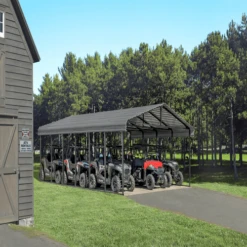 Arrow Carport 20x29x09 Charcoal BKP -ShelterLogic || Arrow Shop oitgj4x9xmcghzxoms9u