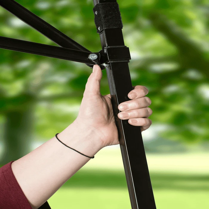 ShelterLogic Shade Tech Straight Leg Pop-Up Canopy Tent Red 9 ShelterLogic Shade Tech Straight Leg Pop-Up Canopy Tent Red - Image 9