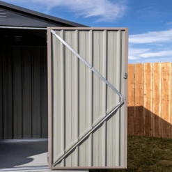 Arrow Cover-IT 6x4 Ft. Grey Metal Shed -ShelterLogic || Arrow Shop oogizlepeuuquef90jus