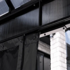 Diani Black Polyester Curtains 10 Ft. X 12 Ft. 6 Diani Black Polyester Curtains 10 Ft. X 12 Ft. -ShelterLogic || Arrow Shop oulv26pvzybidksfbjm6