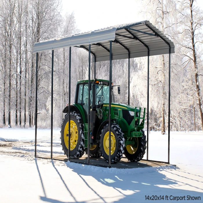 Arrow RV Carport, 14 Ft. X 20 Ft. X 14 Ft. Charcoal 20 Arrow RV Carport, 14 Ft. X 20 Ft. X 14 Ft. Charcoal - Image 20