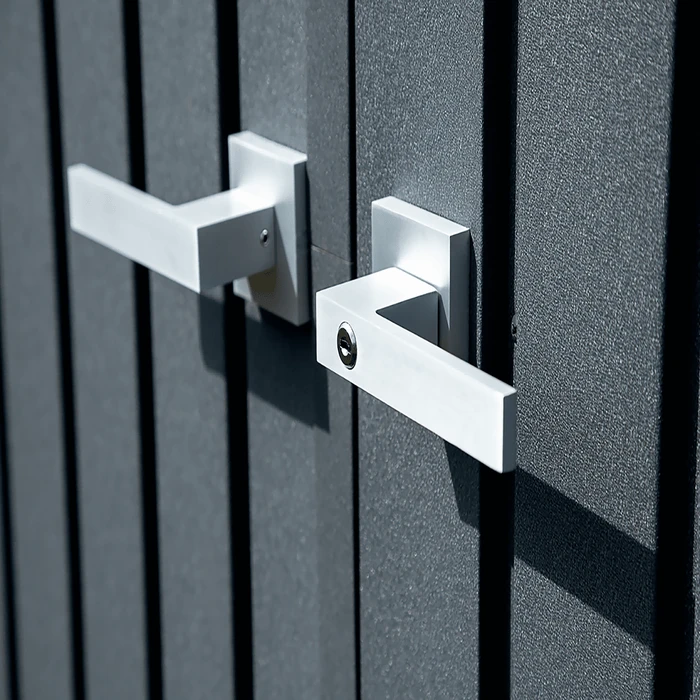 Arrow Elite Steel Storage Shed, 14x12, Anthracite 6 Arrow Elite Steel Storage Shed, 14x12, Anthracite - Image 6