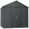 Arrow Select Steel Storage Shed, 14x12, Charcoal