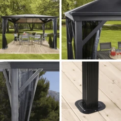 Sojag Verona 10 Ft. X 14 Ft. Gazebo 11 Sojag Verona 10 Ft. X 14 Ft. Gazebo -ShelterLogic || Arrow Shop pik2yezjawmfmarlukxy 2