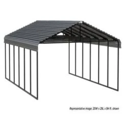 Arrow Carport 20x24x09 Charcoal BKP 26 Arrow Carport 20x24x09 Charcoal BKP -ShelterLogic || Arrow Shop piqehpgagg3rmrndh12d 1