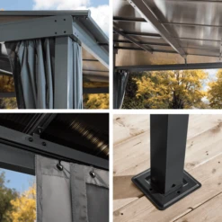 Sojag Pompano 10 Ft. X 10 Ft. Wall Gazebo 17 Sojag Pompano 10 Ft. X 10 Ft. Wall Gazebo -ShelterLogic || Arrow Shop pmne6ocq0io9yl8msyms 1