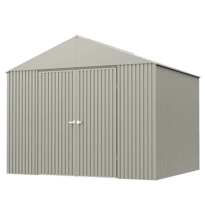 Arrow Elite Steel Storage Shed, 14x12, Cool Grey 3 Arrow Elite Steel Storage Shed, 14x12, Cool Grey - Image 3