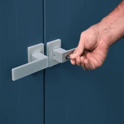 Spacemaker Patio Shed, 5x3, Flute Grey And Anthracite -ShelterLogic || Arrow Shop ps53bg detail image 01