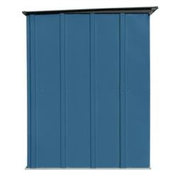 Spacemaker Patio Shed, 5x3, Flute Grey And Anthracite -ShelterLogic || Arrow Shop ps53bg silo image 02