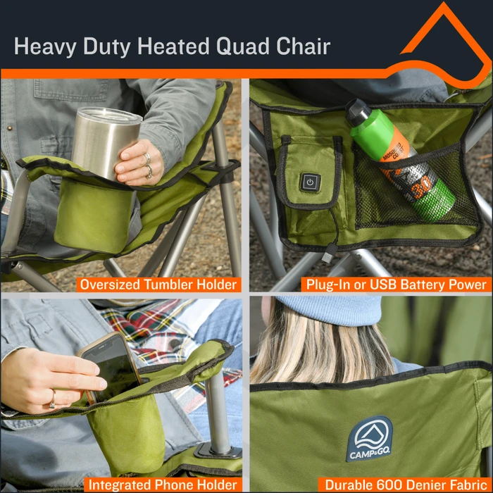 ShelterLogic Deluxe Heated Folding Quad Chair 7 ShelterLogic Deluxe Heated Folding Quad Chair - Image 7