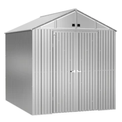 Arrow Elite Steel Storage Shed, 10x12, Galvalume