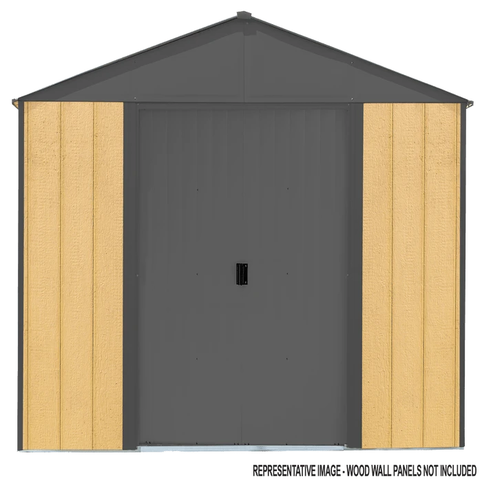 Ironwood Steel Hybrid Shed Kit 10 X 2 Ft. Galvanized Anthracite 2 Ironwood Steel Hybrid Shed Kit 10 X 2 Ft. Galvanized Anthracite - Image 2