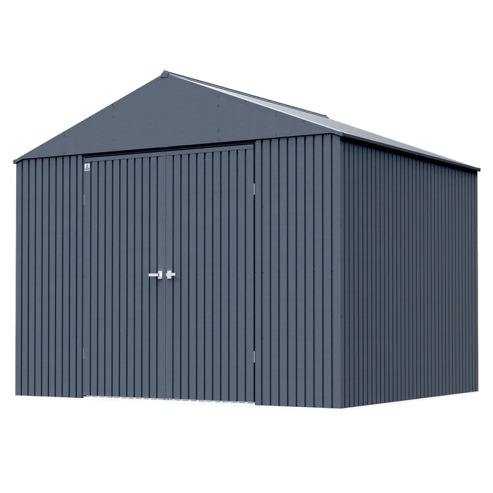 Arrow Elite Steel Storage Shed, 14x12, Anthracite 3 Arrow Elite Steel Storage Shed, 14x12, Anthracite - Image 3