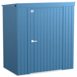 Arrow Elite Steel Storage Shed, 6x4, Blue Grey