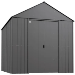 Arrow Classic Metal Shed, 14 X 17, Charcoal