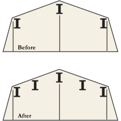 Roof Strengthening Kit For Arrow Sheds 10 Ft. X 6 Ft., 10 Ft. X 8 Ft., 10 Ft. X 9 Ft., And 10 Ft. X 10 Ft. (except Swing Door Units) 6 Roof Strengthening Kit For Arrow Sheds 10 Ft. X 6 Ft., 10 Ft. X 8 Ft., 10 Ft. X 9 Ft., And 10 Ft. X 10 Ft. (except Swing Door Units) -ShelterLogic || Arrow Shop rbk10610 2