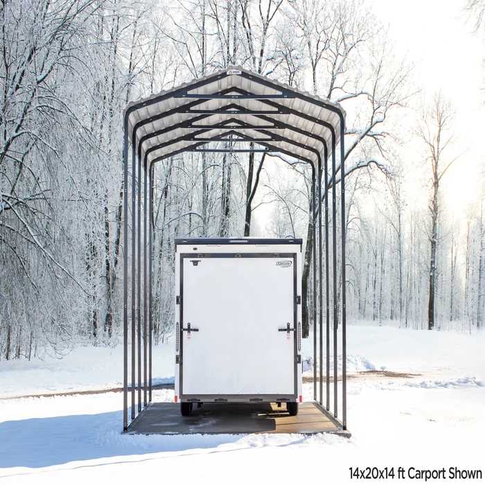 Arrow RV Carport, 14 Ft. X 20 Ft. X 14 Ft. Charcoal 13 Arrow RV Carport, 14 Ft. X 20 Ft. X 14 Ft. Charcoal - Image 13