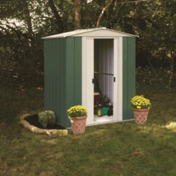 ShelterLogic Dresden Series Steel Storage Shed, 6 Ft. X 5 Ft.