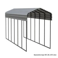 Arrow Carport 10x15x09 Charcoal BKP 30 Arrow Carport 10x15x09 Charcoal BKP -ShelterLogic || Arrow Shop s7oeljy6fufa46bl8m5l 2