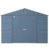 Arrow Select Steel Storage Shed, 10x8, Blue Grey