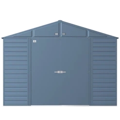 Arrow Select Steel Storage Shed, 10x8, Blue Grey