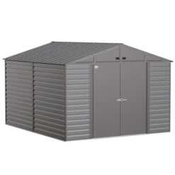 Arrow Select Steel Storage Shed, 10x12, Charcoal 14 Arrow Select Steel Storage Shed, 10x12, Charcoal -ShelterLogic || Arrow Shop scg1012cc silo image 01