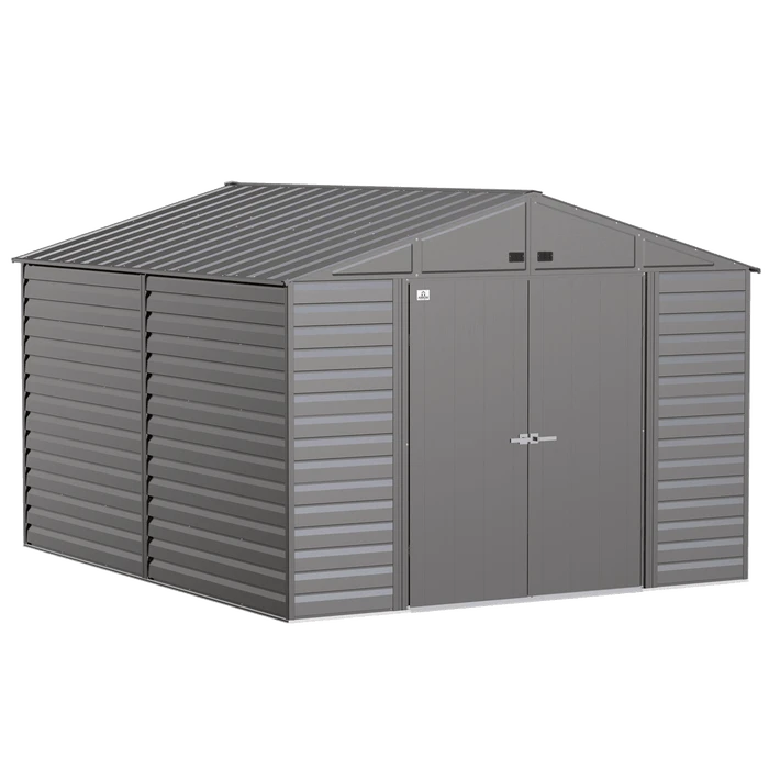 Arrow Select Steel Storage Shed, 10x12, Charcoal 4 Arrow Select Steel Storage Shed, 10x12, Charcoal - Image 4