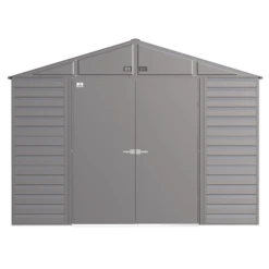 Arrow Select Steel Storage Shed, 10x12, Charcoal