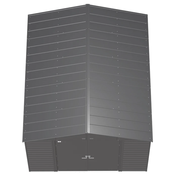 Arrow Select Steel Storage Shed, 10x12, Charcoal 7 Arrow Select Steel Storage Shed, 10x12, Charcoal - Image 7