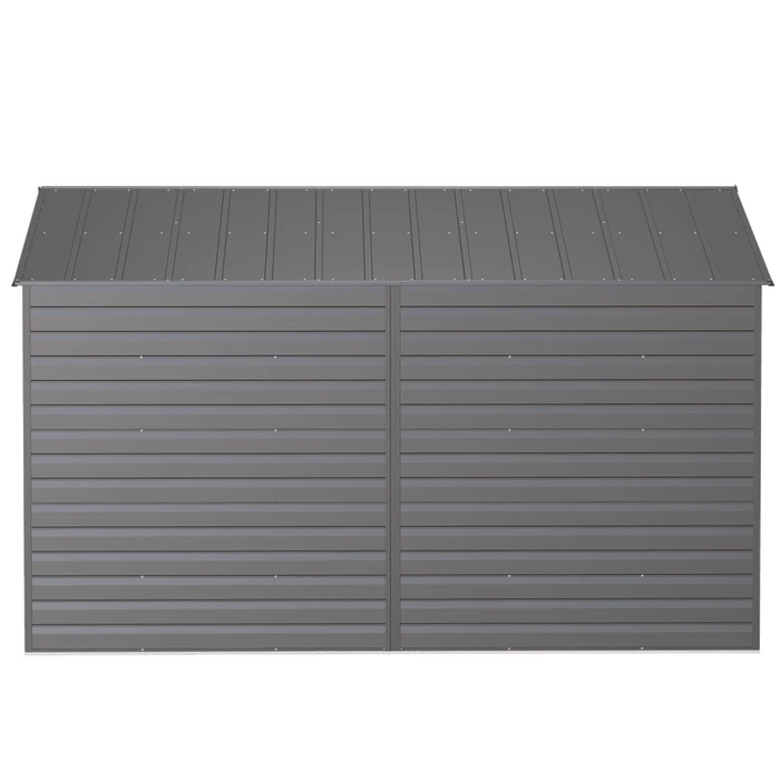 Arrow Select Steel Storage Shed, 10x12, Charcoal 5 Arrow Select Steel Storage Shed, 10x12, Charcoal - Image 5