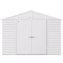 Arrow Select Steel Storage Shed, 10x12, Flute Grey