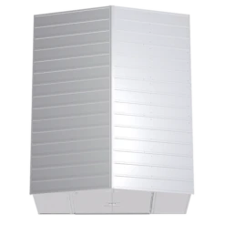 Arrow Select Steel Storage Shed, 10x12, Flute Grey 19 Arrow Select Steel Storage Shed, 10x12, Flute Grey -ShelterLogic || Arrow Shop scg1012fg silo image 03