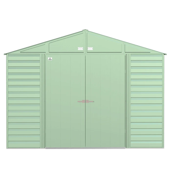 Arrow Select Steel Storage Shed, 10x12, Sage Green 1 Arrow Select Steel Storage Shed, 10x12, Sage Green