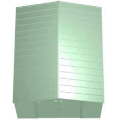 Arrow Select Steel Storage Shed, 10x12, Sage Green 19 Arrow Select Steel Storage Shed, 10x12, Sage Green -ShelterLogic || Arrow Shop scg1012sg silo image 03