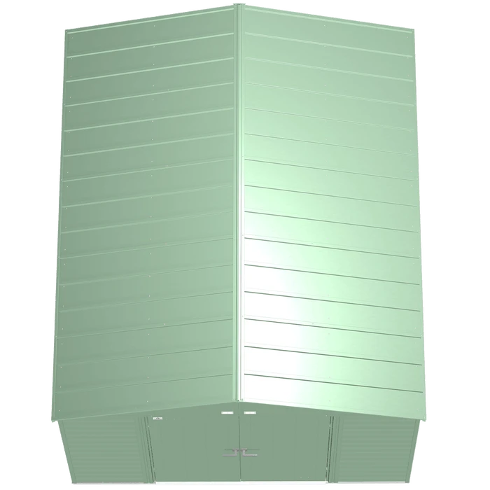 Arrow Select Steel Storage Shed, 10x12, Sage Green 8 Arrow Select Steel Storage Shed, 10x12, Sage Green - Image 8
