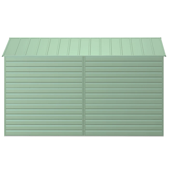 Arrow Select Steel Storage Shed, 10x12, Sage Green 6 Arrow Select Steel Storage Shed, 10x12, Sage Green - Image 6