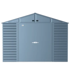 Arrow Select Steel Storage Shed, 10x14, Blue Grey 15 Arrow Select Steel Storage Shed, 10x14, Blue Grey -ShelterLogic || Arrow Shop scg1014bg silo image 02