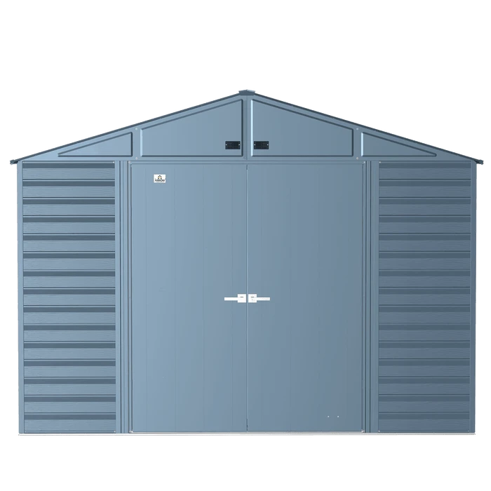 Arrow Select Steel Storage Shed, 10x14, Blue Grey 3 Arrow Select Steel Storage Shed, 10x14, Blue Grey - Image 3