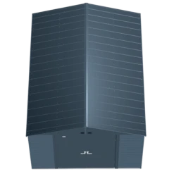 Arrow Select Steel Storage Shed, 10x14, Blue Grey 16 Arrow Select Steel Storage Shed, 10x14, Blue Grey -ShelterLogic || Arrow Shop scg1014bg silo image 03