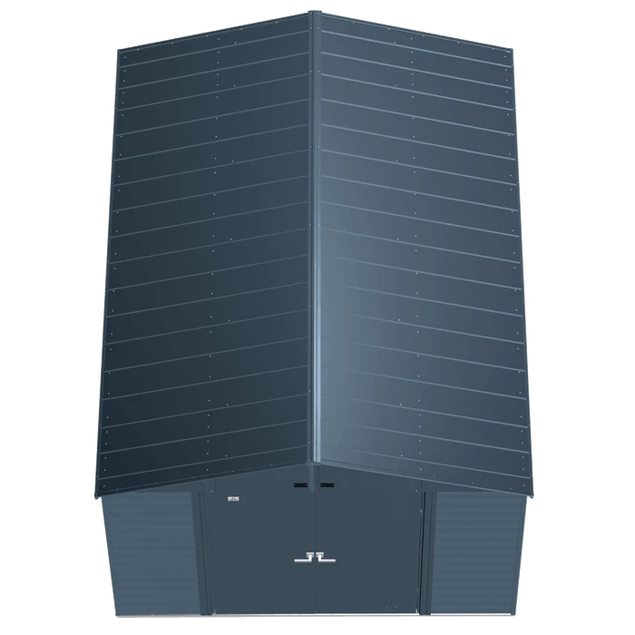 Arrow Select Steel Storage Shed, 10x14, Blue Grey 4 Arrow Select Steel Storage Shed, 10x14, Blue Grey - Image 4