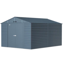 Arrow Select Steel Storage Shed, 10x14, Blue Grey 19 Arrow Select Steel Storage Shed, 10x14, Blue Grey -ShelterLogic || Arrow Shop scg1014bg silo image 06