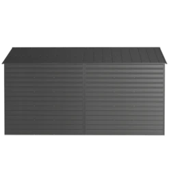 Arrow Select Steel Storage Shed, 10x14, Charcoal 20 Arrow Select Steel Storage Shed, 10x14, Charcoal -ShelterLogic || Arrow Shop scg1014cc silo image 04