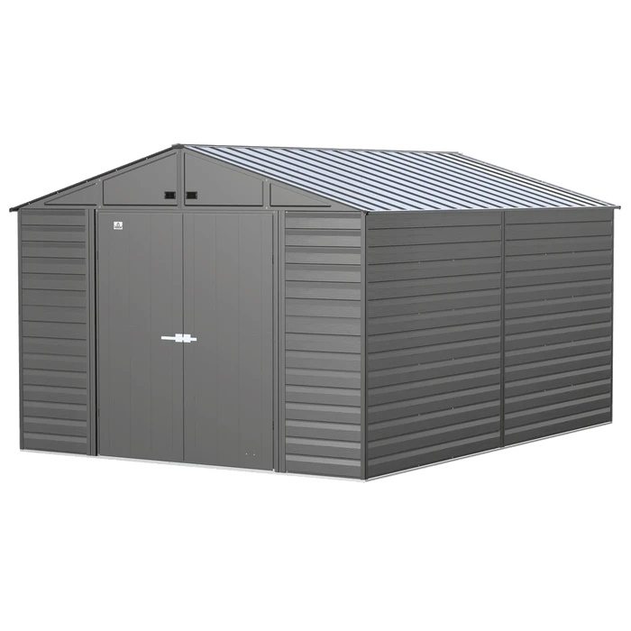 Arrow Select Steel Storage Shed, 10x14, Charcoal 9 Arrow Select Steel Storage Shed, 10x14, Charcoal - Image 9