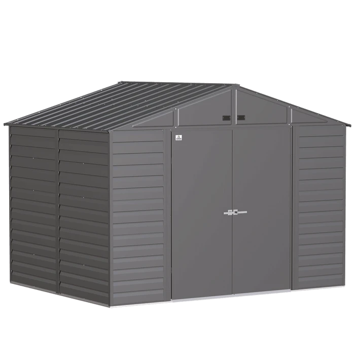 Arrow Select Steel Storage Shed, 10x8, Charcoal 5 Arrow Select Steel Storage Shed, 10x8, Charcoal - Image 5