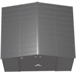 Arrow Select Steel Storage Shed, 10x8, Charcoal 19 Arrow Select Steel Storage Shed, 10x8, Charcoal -ShelterLogic || Arrow Shop scg108cc silo image 03