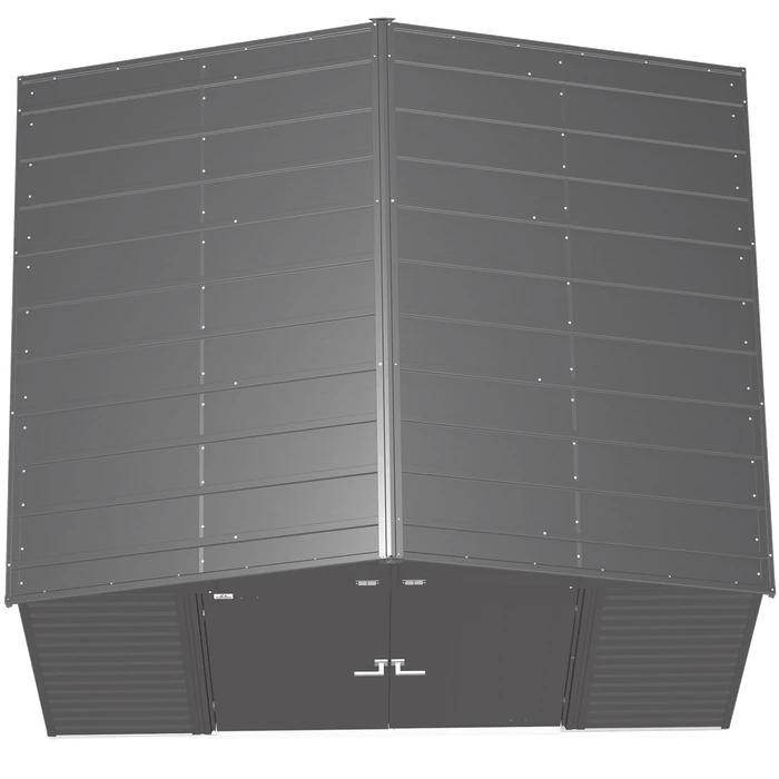 Arrow Select Steel Storage Shed, 10x8, Charcoal 8 Arrow Select Steel Storage Shed, 10x8, Charcoal - Image 8