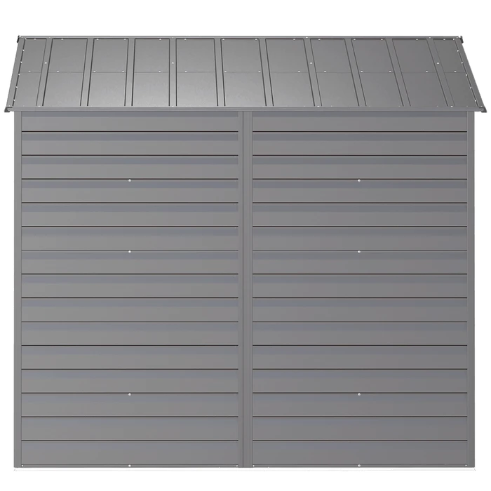 Arrow Select Steel Storage Shed, 10x8, Charcoal 6 Arrow Select Steel Storage Shed, 10x8, Charcoal - Image 6