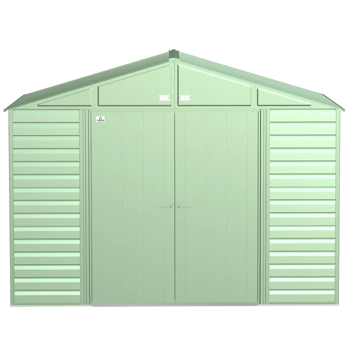 Arrow Select Steel Storage Shed, 10x8, Sage Green 1 Arrow Select Steel Storage Shed, 10x8, Sage Green